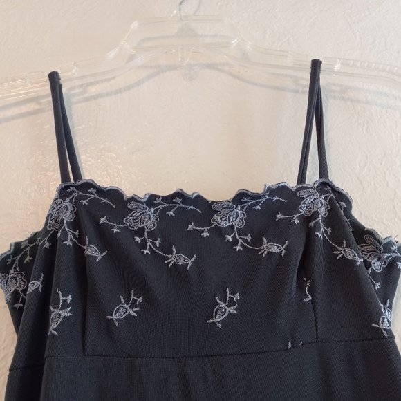 SOLD Vintage 90s Maxi Slip Dress - Picture 3 of 14